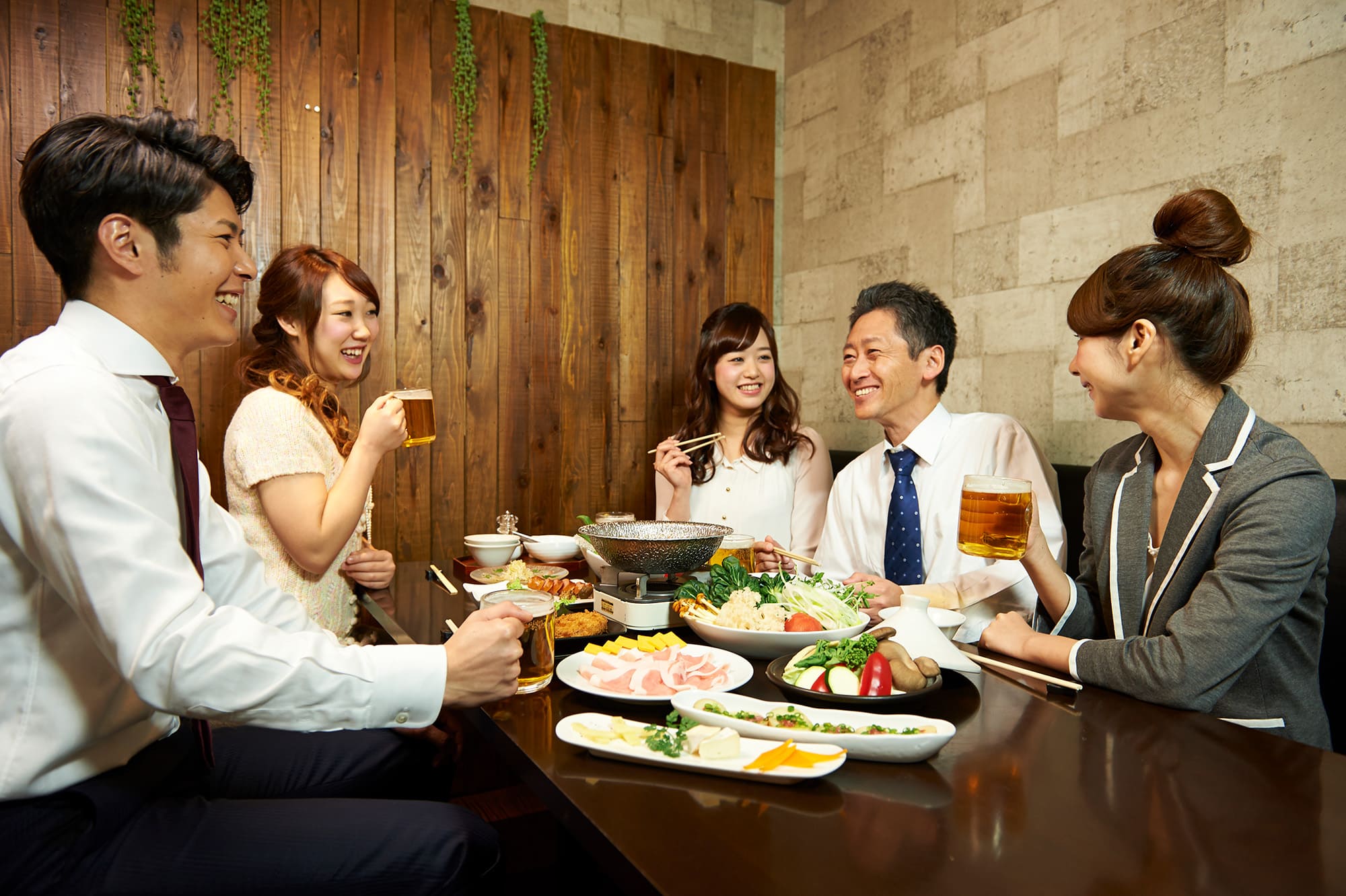 会食の様子